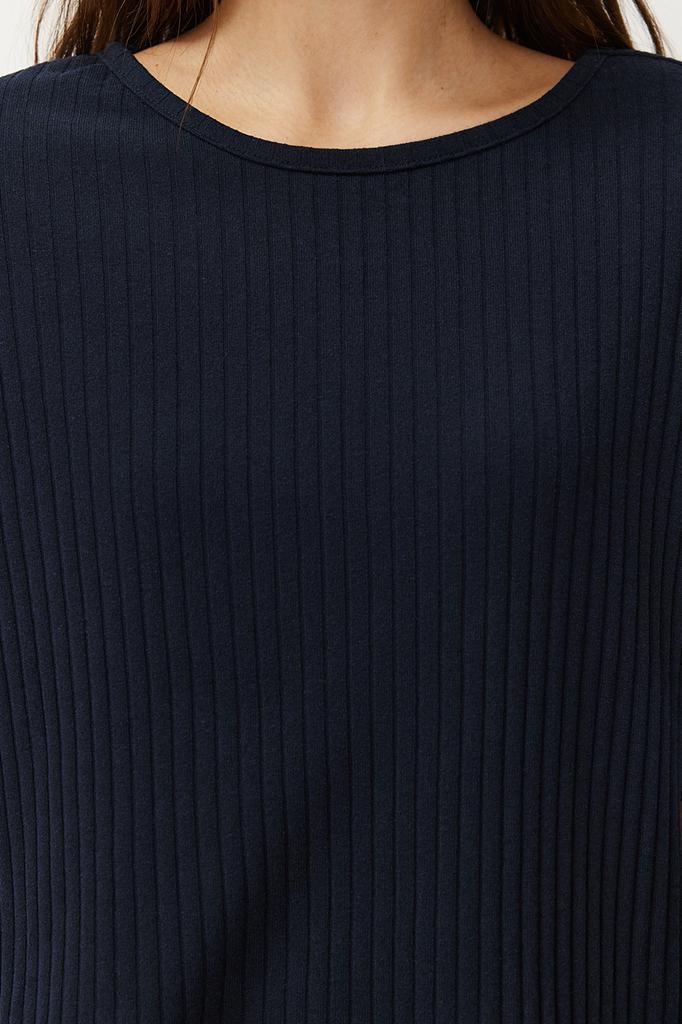 Women's Fashion New Pajama Set Ecru Slogan Printed Rubber Detailed Corduroy Cotton T-shirt-Pants Knitted Pajamas