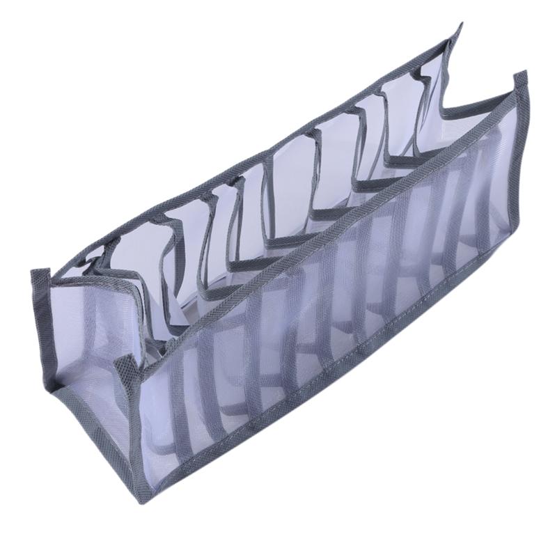Многоячеечный складной органайзер для нижнего белья, носков, трусиков, выдвижного типа, сумка, экономящая место, складной органайзер для одежды в шкаф, коробка для хранения