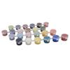 24x Ceramic Pigments Pottery Glaze Medium Temperature Painted 2 ml Supplies Art Painting