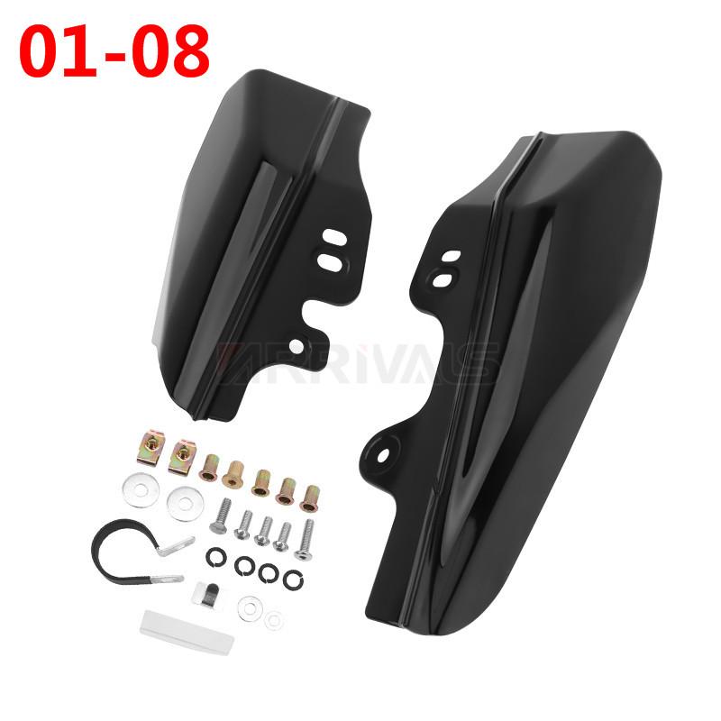 Мотоцикл Хром Черный Средний Тепловой Экран Рамы Дефлектор Воздуха Отделка Для Harley Touring Street Electra Glide Road King 2001-Позже