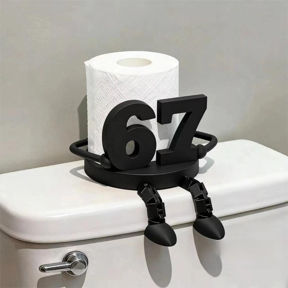 Novelty Toilet Paper Holder Unique Tissue Roll Dispenser Funny Roll Paper Holder Kitchen
