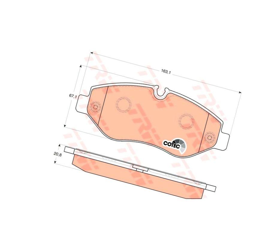 Trw Gdb1698 Trw Ham Pads Front