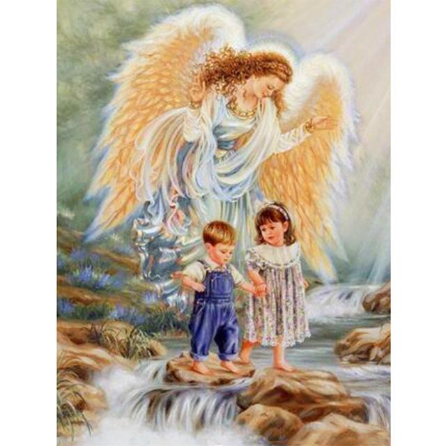 Квадратный/круглый алмаз 5D Diy алмазная живопись красивая девушка ангел Алмазная вышивка крестиком горный хрусталь мозаичное украшение