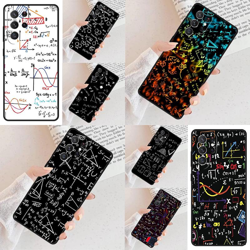 Physics Chemical Mathematics Cell Phone Case for Samsung Galaxy S26 Ultra S25 S24 S23 S22 S21 S20 Note10 Cover