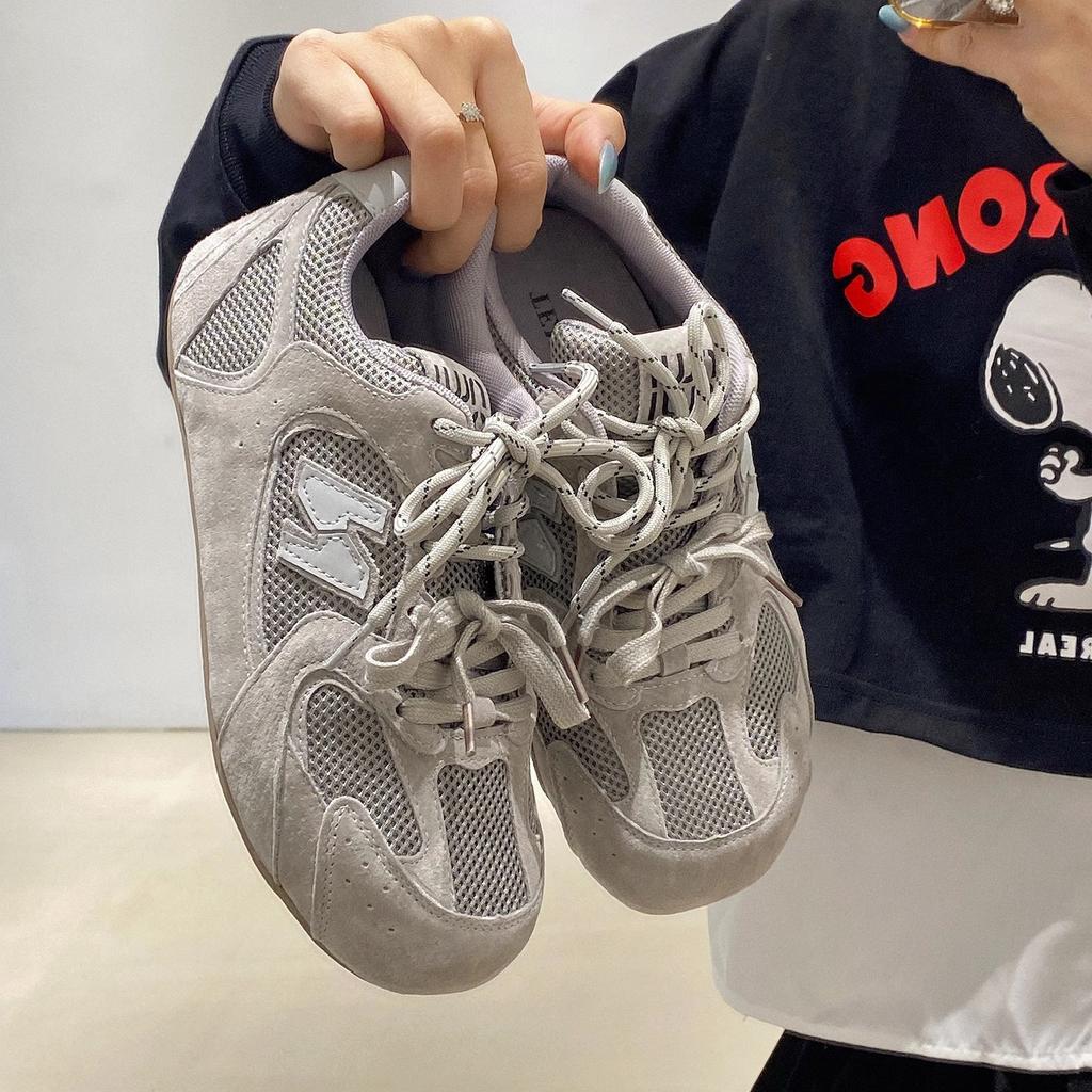 2025 новая пара шнурков мягкая подошва немецкие кроссовки женские кожаные с дышащей сеткой повседневная спортивная обувь женская обувь модная обувь женская