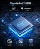 ORICO Thunderbolt 4 Док-станция для Mac Mini с одним портом 4K 85 Вт 1 Гбит/с и аудио, совместимая с Mac и TB4, 12-в-1 станция, 40 Гбит/с, M4, 8K/Двойной