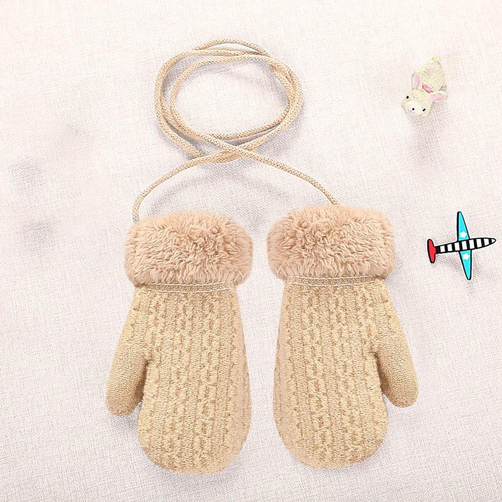 (проектор)Зимние вязаные перчатки для маленьких мальчиков и девочек, детские утолщенные теплые перчатки с героями мультфильмов