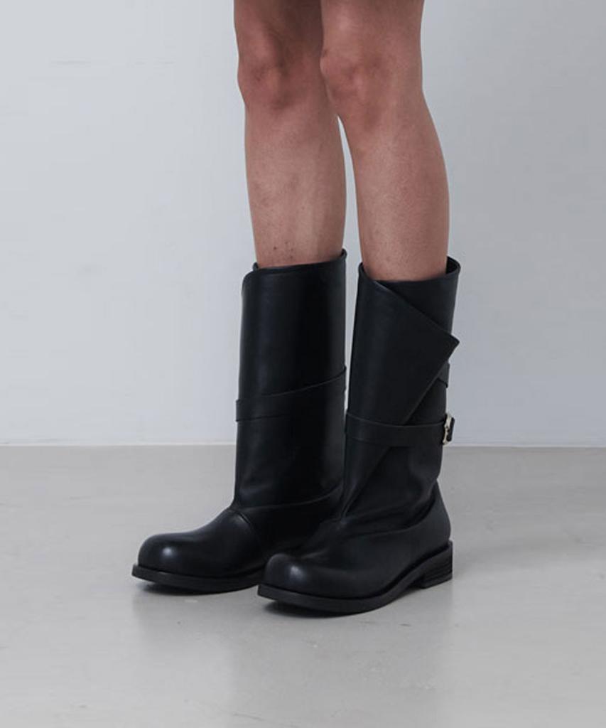 Epingler Folding Middle Boots - Black