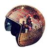Disco Ball Helmets Disco Decor Helmets With Retractable Visor Classic Disco Mirror Glitter Ball Helmets For Men & Women