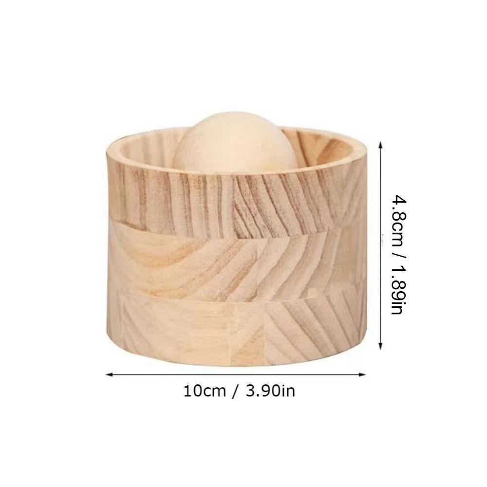 Wooden Wood Dumpling Skin Maker Round Shaped Dough Pressing Tool  Kitchen Baking Accessories