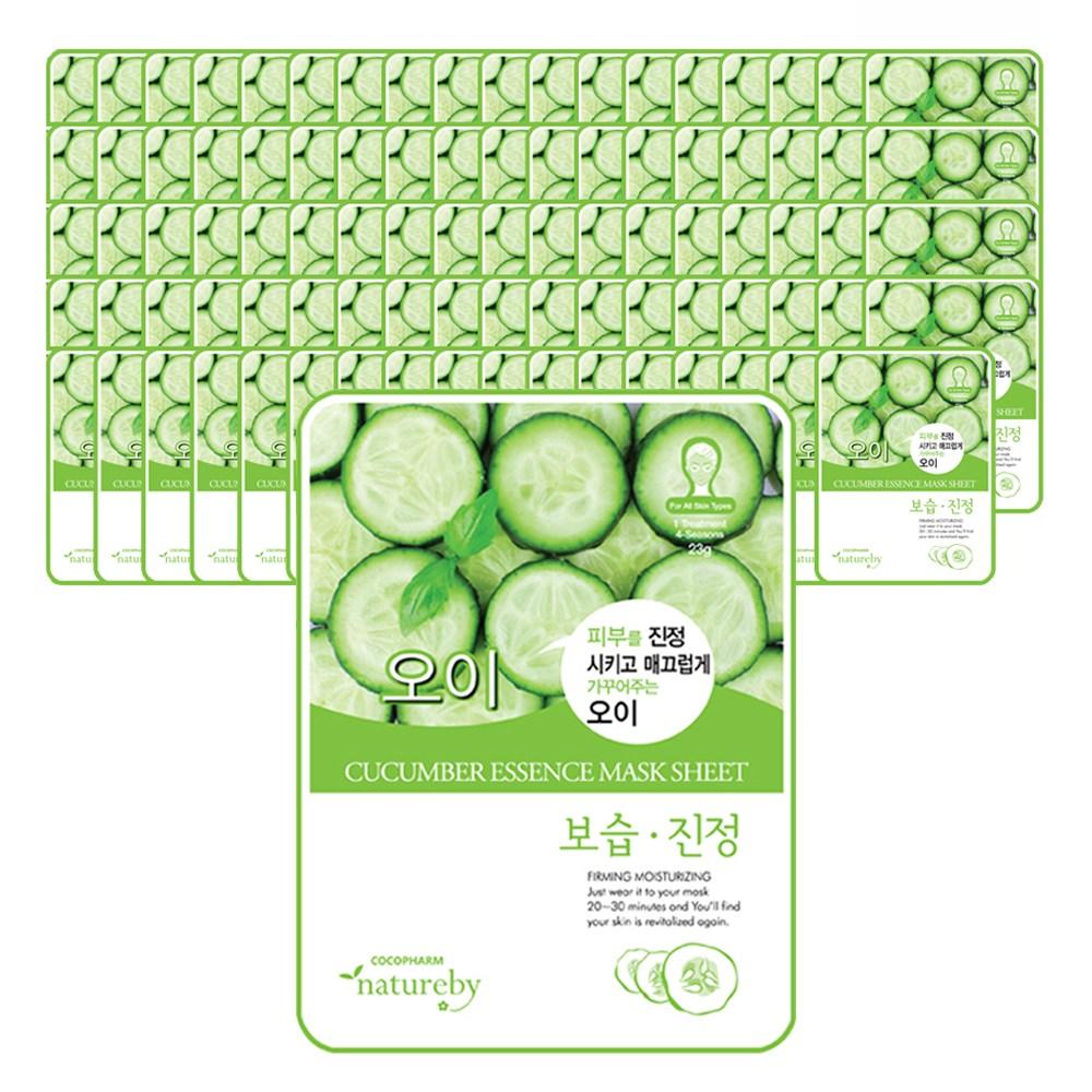 Natureby Essence Mask Pack Cucumber 23 г, 1 лист, 90 шт.