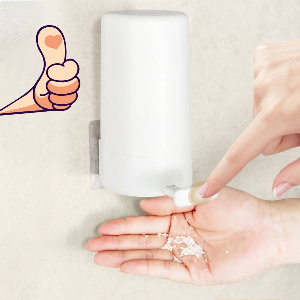 Портативная настенная коробка-измельчитель мыльного порошка, держатель для твердого мыла, отсоединяемый инструмент для мытья рук в ванной комнате
