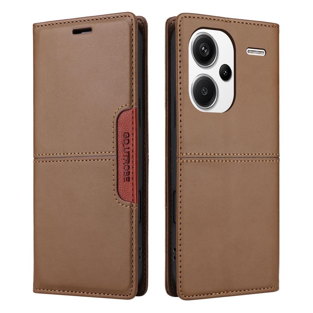 Роскошный кожаный чехол для Xiaomi Flip Folio RFID Blocking Wallet Kickstand Защитный чехол-кобура для Redmi Note14 Redmi12C Xiaomi 14T 11T 12T Poco X7