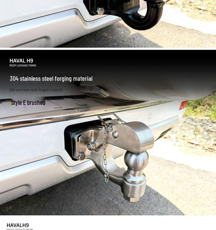 Крюк заднего фаркопа из нержавеющей стали для Haval H9 2015-2022 - Внедорожный Специальный