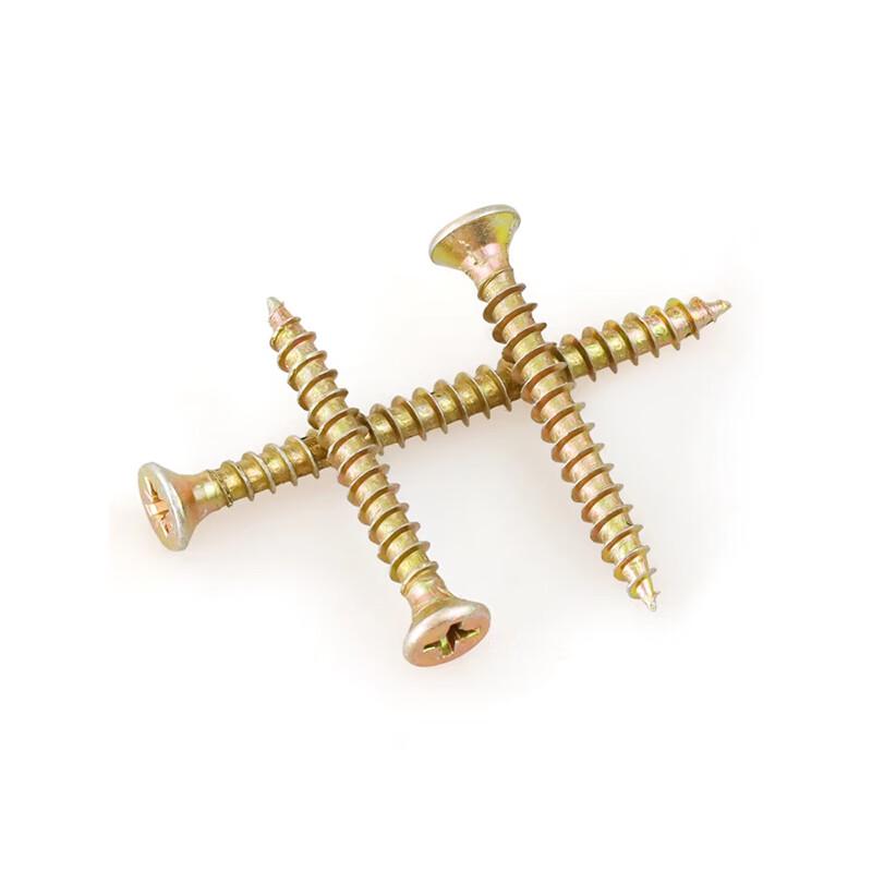 Color Zinc Cross Flat Head Fiberboard Self-Tapping Screws
