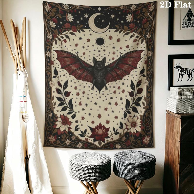 Vintage Victorian Animal Wall Tapestry Aesthetic Wall Hanging Printed Fabric Blanket Decorative Tapestries for Bedroom Living Room Home Decor