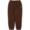Logo Print Loose Mid Waist Elastic Down Pants Men Pants Brown 528717-259
