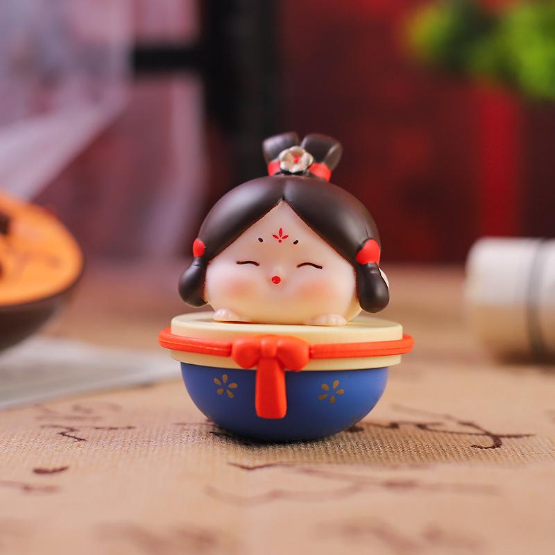 Креативный держатель для телефона в стиле династии Тан: Изысканный орнамент из смолы