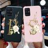 Чехол для Samsung Galaxy A71 A51 A715F A515F A 71 51, противоударный чехол-бампер с милыми буквами, силиконовый мягкий чехол из ТПУ для задней панели телефона