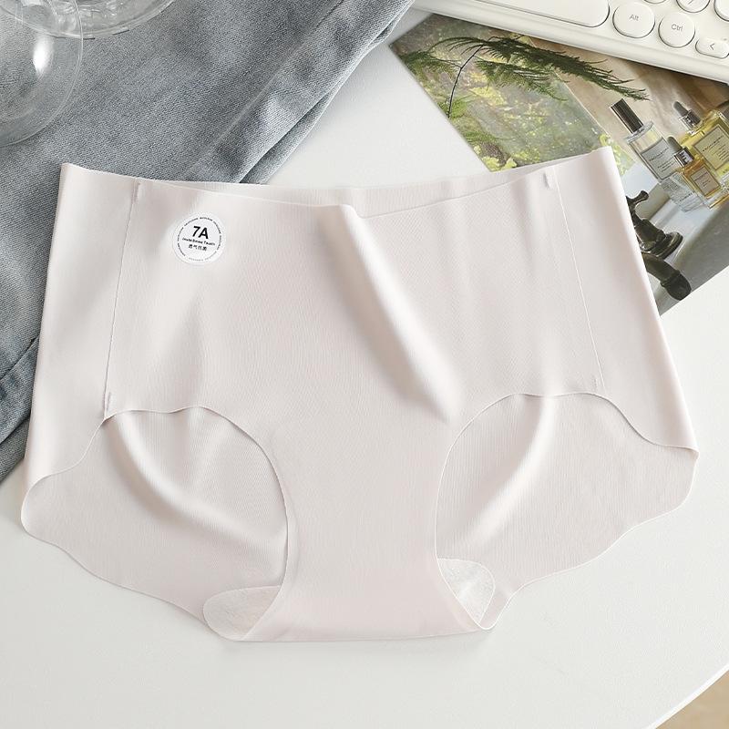 Волнистый комфорт: Высокоэластичные хлопковые трусики для йоги со средней посадкой и антибактериальной ластовицей для женщин