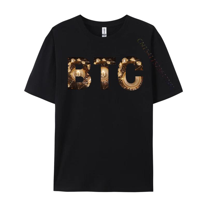 Bitcoin Btc Крипто Футболка Camisa Tees Новая Хлопковая Европейский Размер Футболки Мужская Футболка Повседневные Футболки Оптом