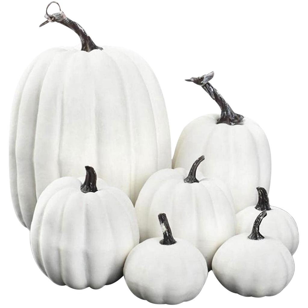 Thanksgiving Artificial Pumpkins Autumn Fall Decoration for Home Fake Simulation Pumpkin Harvest Farmhouse Halloween Table Decor