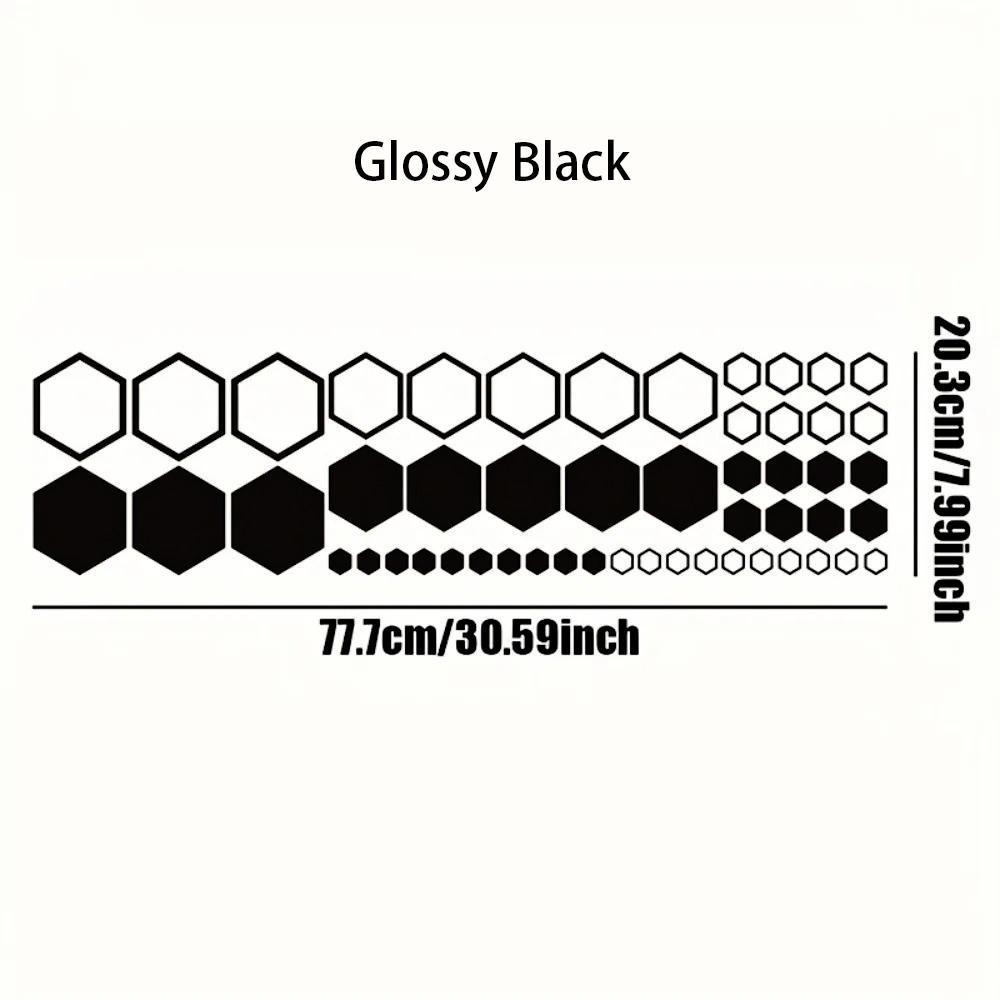 Автомобильные сотовые виниловые наклейки Большая и малая комбинация Шестиугольные наклейки Декор кузова автомобиля Тюнинг кузова Крутой стайлинг Украшение