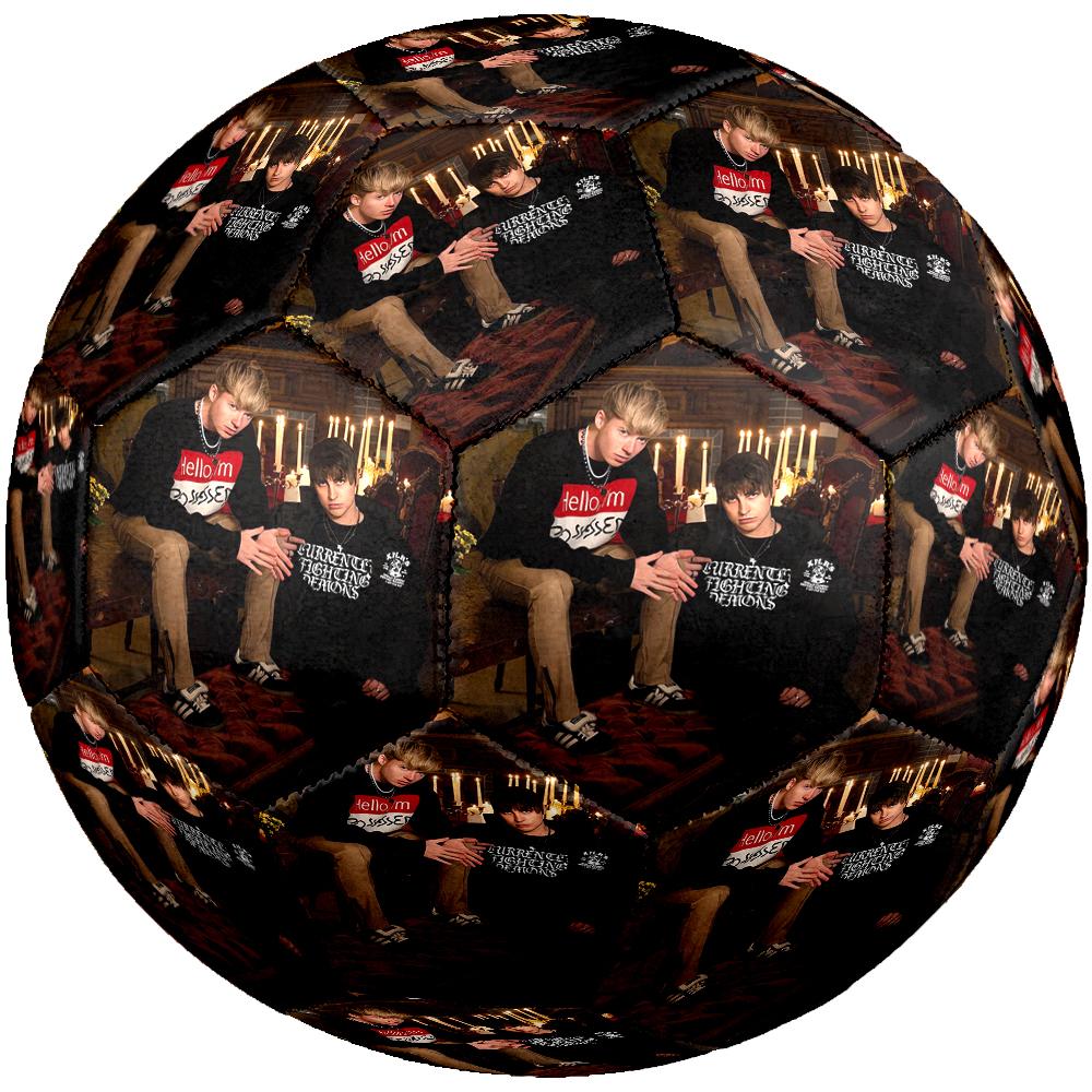 Sam and Colby Theme Size 5 Soccer Ball, Suitable for Both Indoor and Outdoor Matches, a Gift Suitable for Everyone.