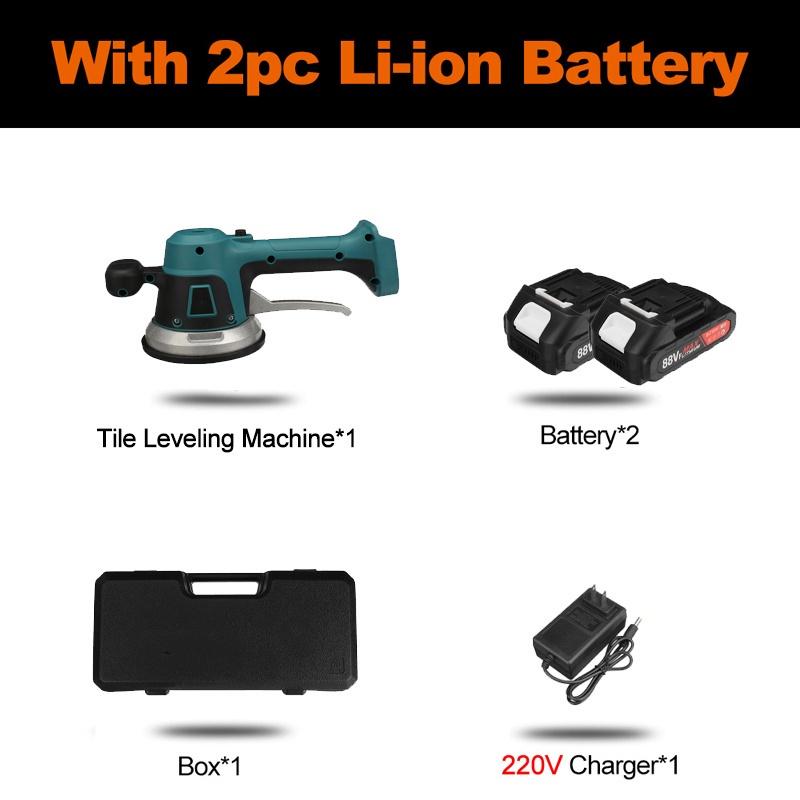 Машина для укладки плитки, плитка, вибратор на присоске, 1800 Вт, регулируемый автоматический вибратор для пола, инструмент для выравнивания пола, аккумулятор 18 В