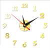 3D настенные часы акриловые безрамные цифровые часы зеркало настенная наклейка для DIY гостиной спальни офиса украшения подвесные часы
