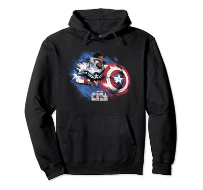 Худи Marvel с принтом Сокол, Зимний Солдат, Сэм, Капитан Америка