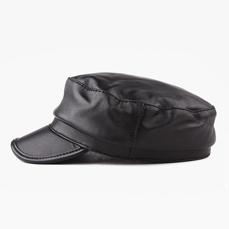 Осенне-зимняя повседневная восьмиугольная шляпа из овчины Кепка газетчика