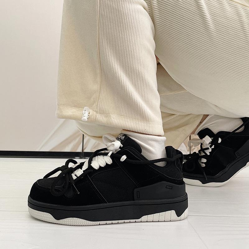 Men's Sneakers Lace Up Casual Shoes Spring Trend Platform Men Shoes Couple Outdoor Running Shoes Designer Women Vulcanized Shoe