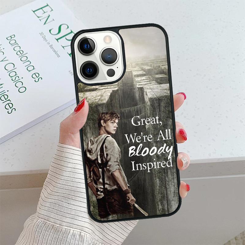Чехол для телефона Maze Runner S Для iPhone SE2020 15 16 14 13 Pro Max Coque 12 11 Pro Max Для Apple 8 PLUS 7 6S fundas