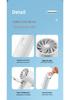 2026 High-Speed Portable Handheld Fan with Stepless Speed, Ice Pack, and Carabiner