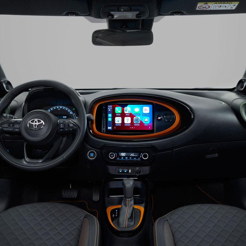 9 inch Tempered glass screen protector film For Toyota Aygo X Car GPS Control screen Auto interior sticker accessories
