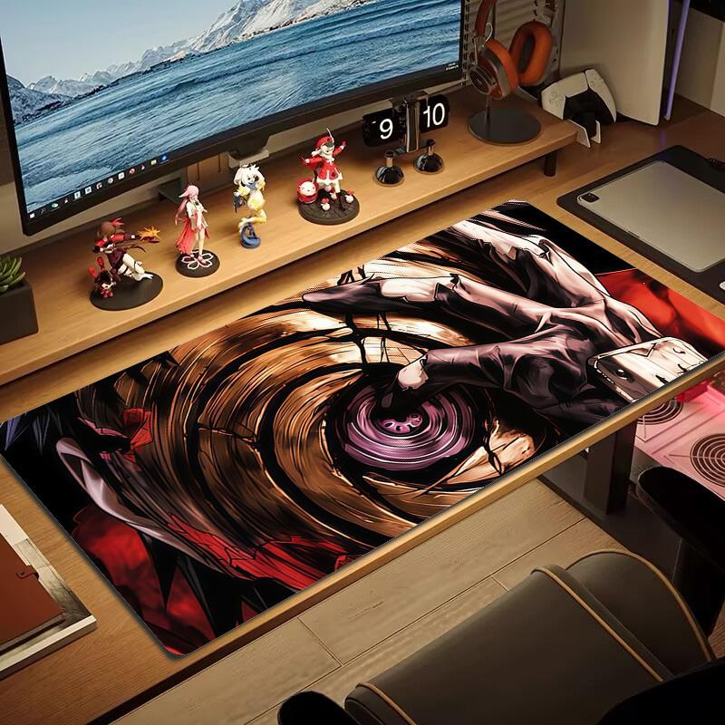 Obito Uchiha Masked Print Cushion Non-slip Laptop Tablet Big Mousepad XXL Mat Mini PC Playmat With Lock edge