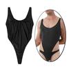 Mens One Piece High Cut Ultra-thin Swimwear