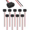 Разъем USB Type-C Female, овальные порты для зарядки, коннектор прямого нажатия для автомобиля