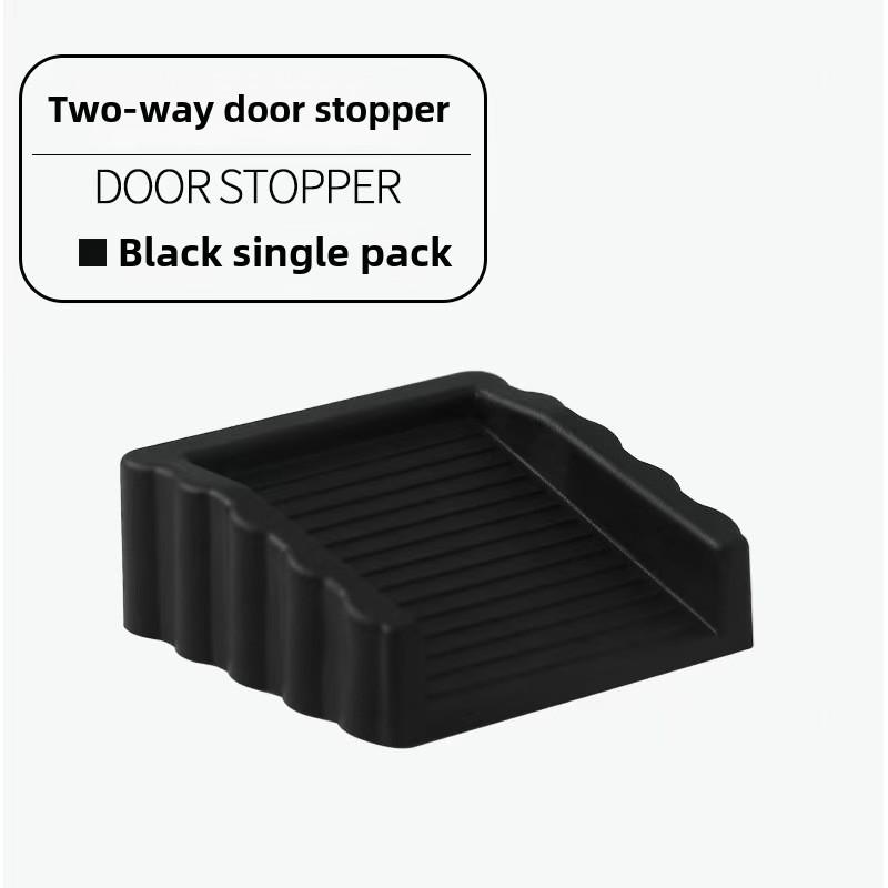 Creative Windproof Door Stopper, Plastic Matte Surface Wedge, Safety Door Blocker, Anti-Collision Door Stopper 4 Colors Available