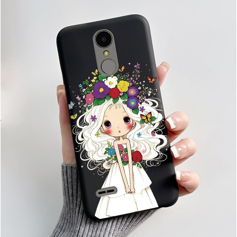 Чехол для LG K4 2017 X230/LG K8 2017 X300 Тонкий Чехол Эстетичный Роскошный Милый Крутой Мальчики Девочки Черный Матовый Мягкий Силикон Задняя Крышка