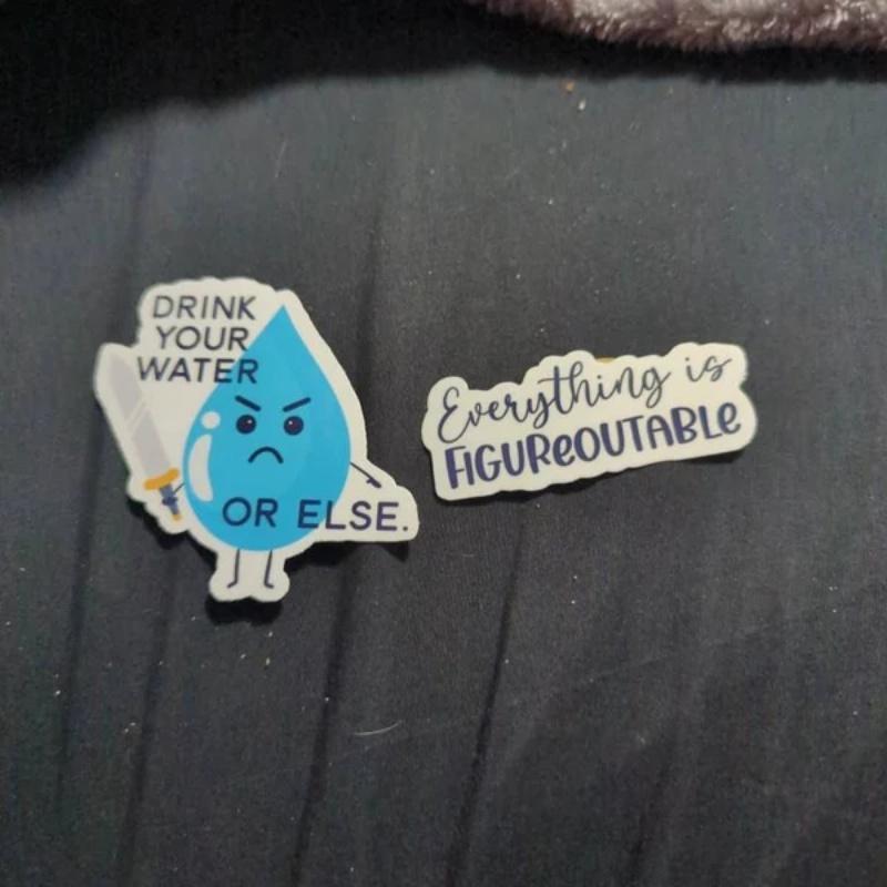Drink Your Water or Else Sticker, Water Bottle Sticker, Funny Stickers, Cute Stickers, Laptop Sticker, Stickers, Sticker for Laptop