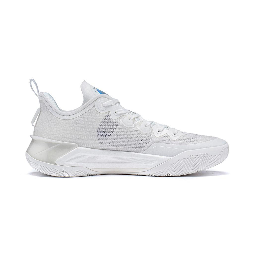 Баскетбольные кроссовки LiNing Blade 3 V2 White Pearl Durable Support Low-Top унисекс Cloud-Mist-White ABAT057-3