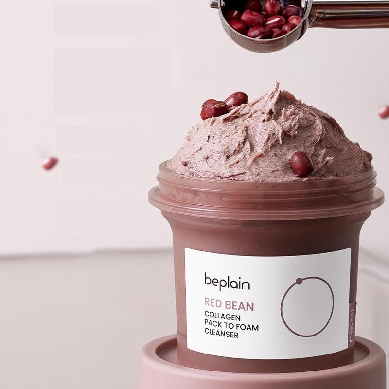 BEPLAIN Red Bean Collagen Pack To Foam Cleanser 100ml