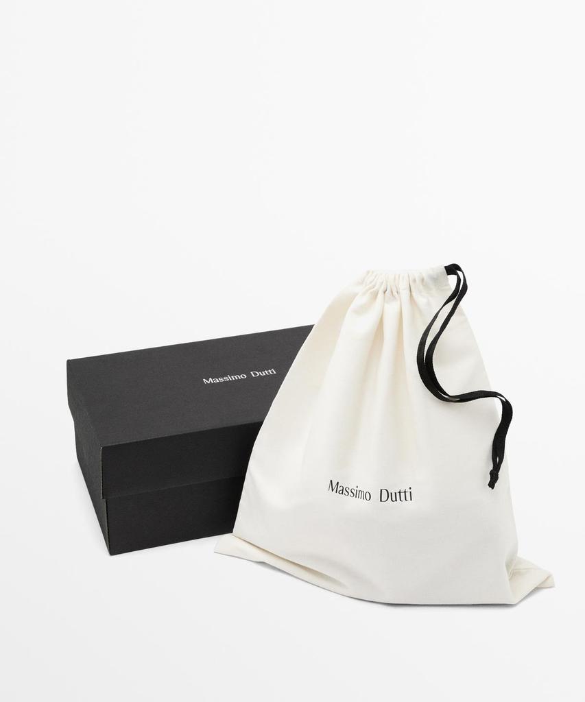 Massimo Dutti Leather Espadrilles