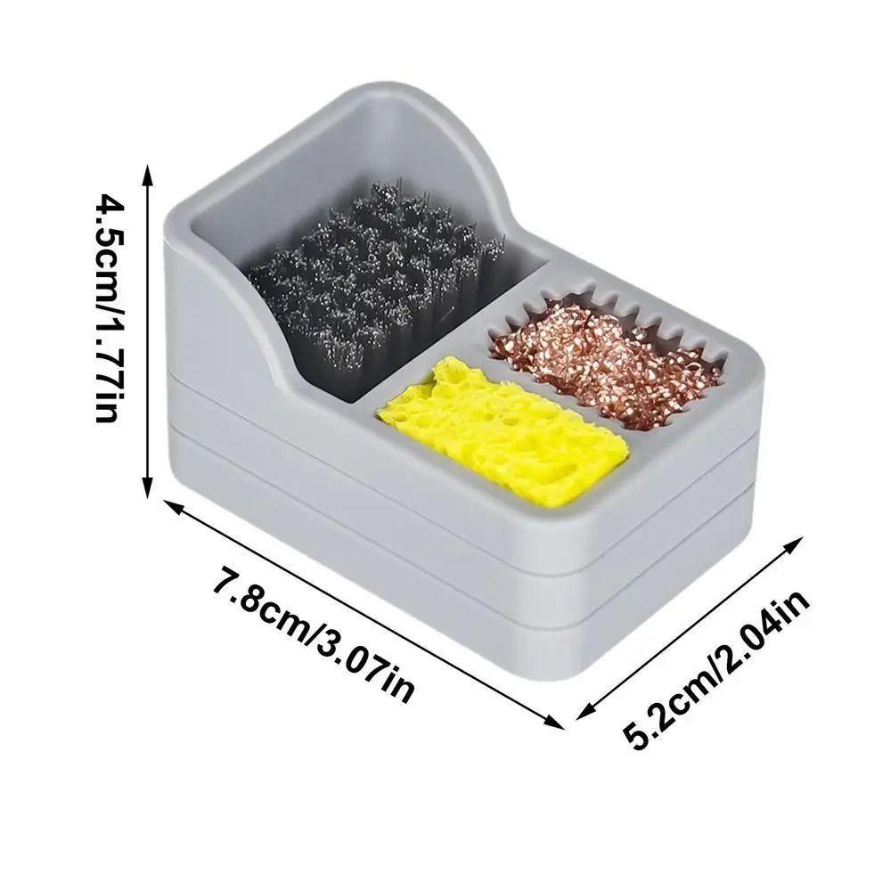 Silicone Tin Slag Cleaning Kit Copper Tin Slag Remove Tool Soldering Iron Tip Cleaner School Labs