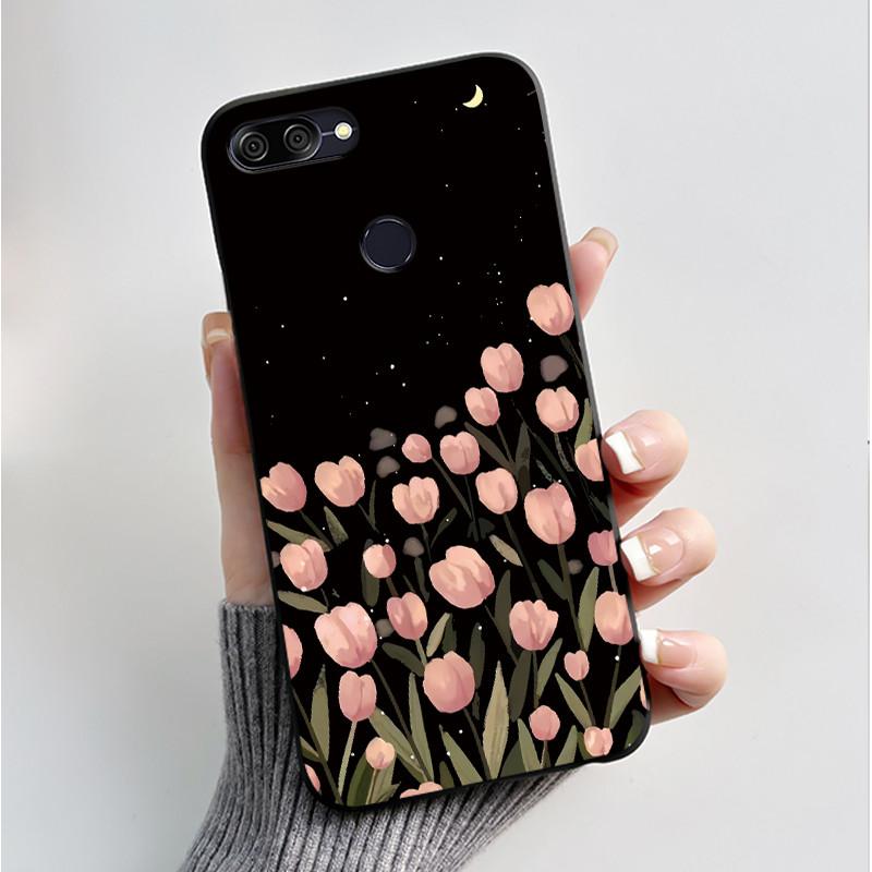 For Asus Zenfone Max Plus M1 ZB570TL X018 Case Fashion Butterfly Flowers Soft Black Silicone Cover For Asus Max Plus M1 Bumper