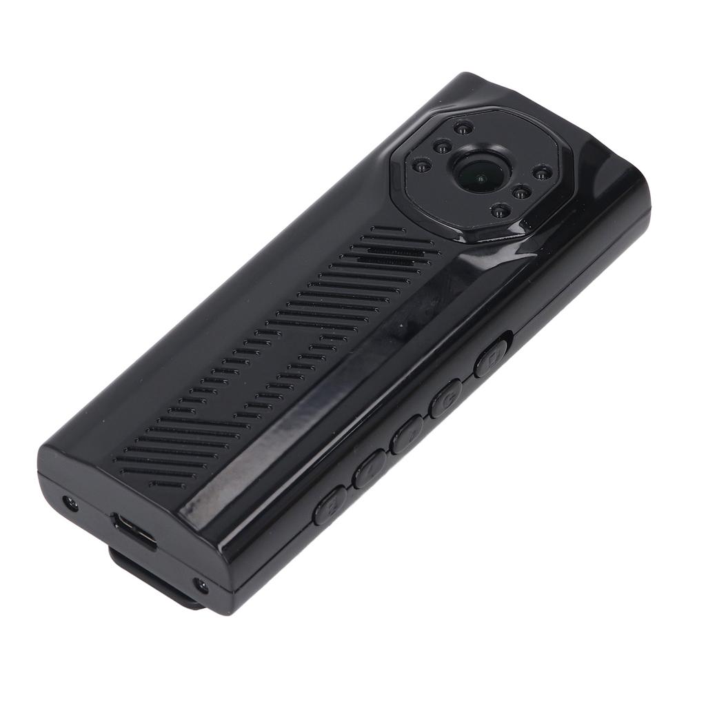 4K Body Mounted Camera with Back Clip Infrared Night Vision Loop Recording Wearable Camcorder DV