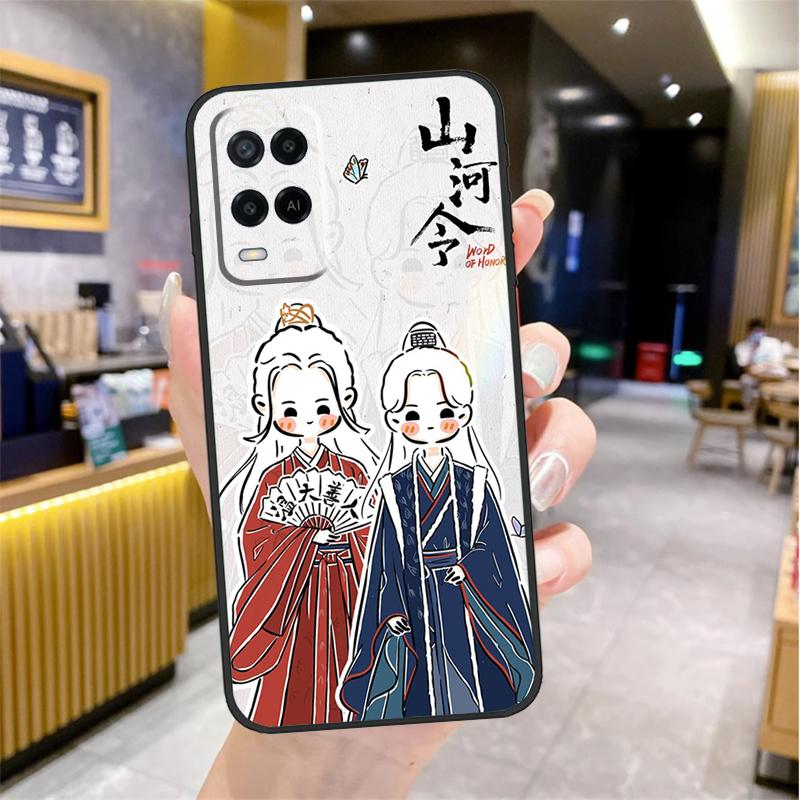 СЛОВО ЧЕСТИ Shan He Ling мультяшный Чехол Для Oppo A5 Pro A15 A17 A57 A77 A60 A80 A40 A18 A38 A58 A78 A98 A96 A76 A16 A94 A74 A54