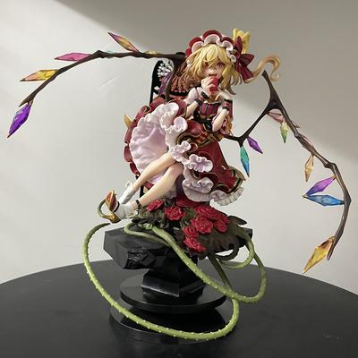 23см Проект Touhou Фландр Скарлет GK ПВХ Фигурка Аниме Фигурка Модели Игрушки Коллекция Украшение Стола Кукла Подарок